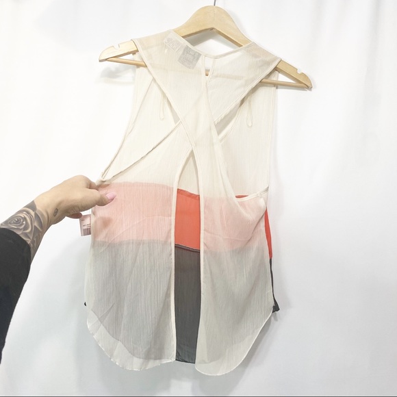 NWT-EVO-Sheer Black Colorblock Tank XS - Picture 2 of 7